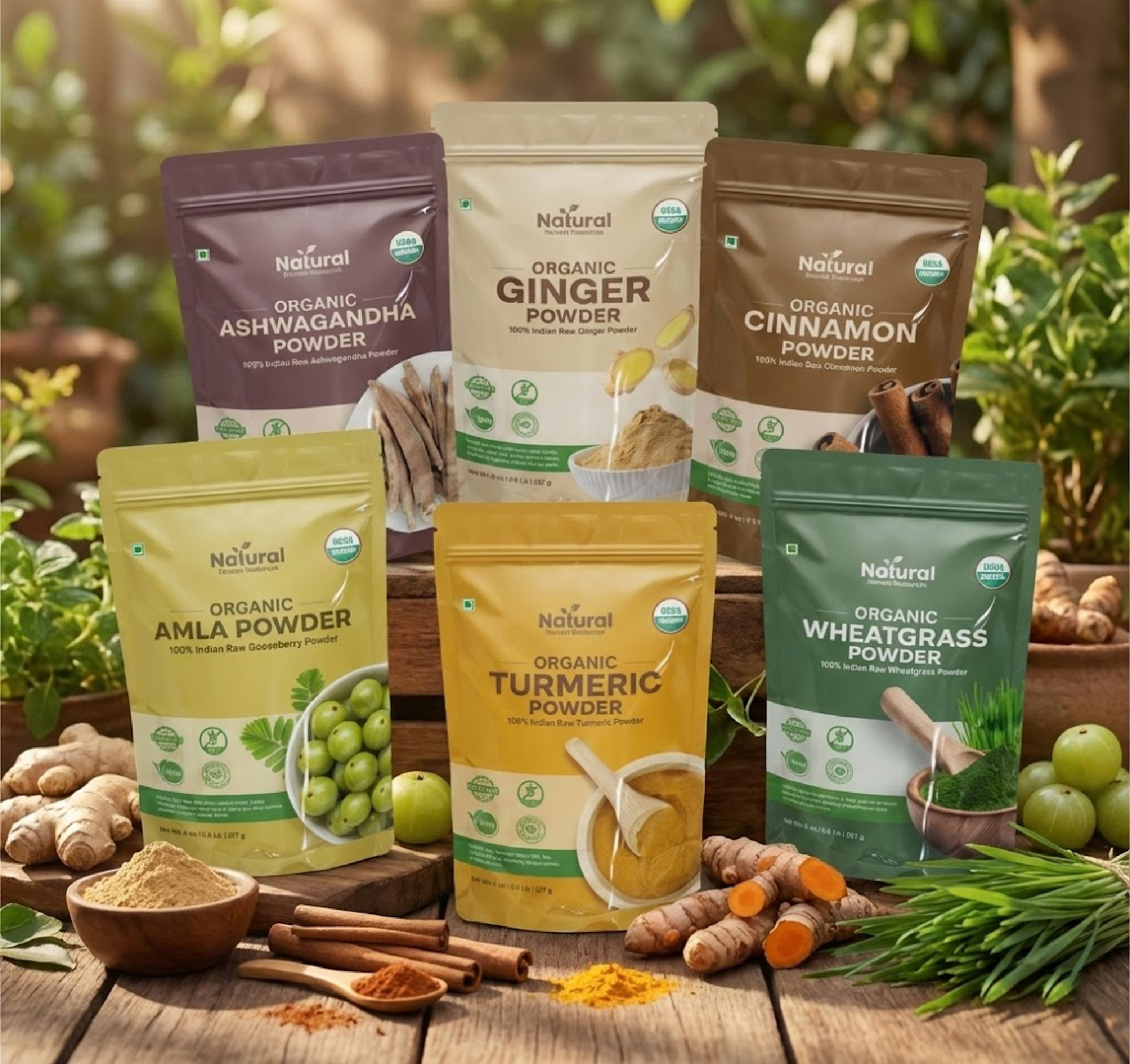 Plant-based nutrition powders